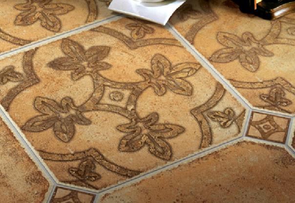 五彩精灵仿古砖 八角砖花片