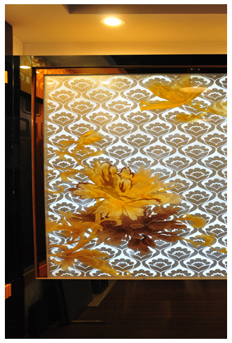 玻璃:磨砂工艺玻璃