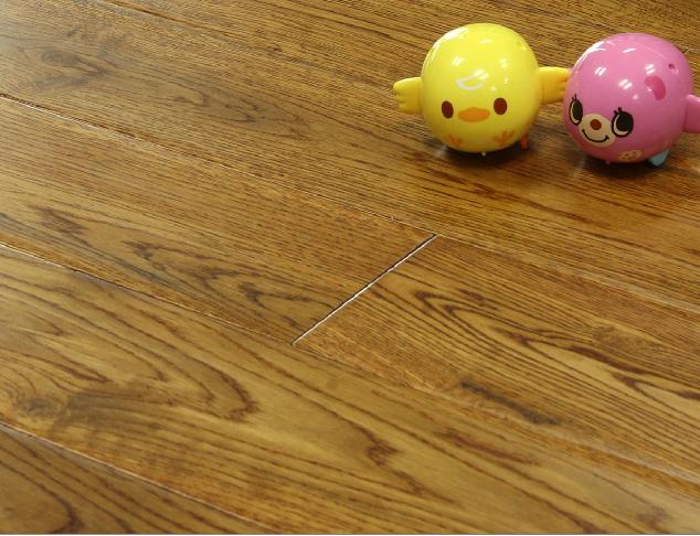 安信地板 橡木手刮仿古全实木地板 美式阳光