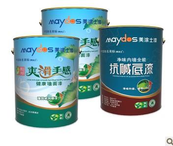 美涂士涂料内墙彩色 乳胶漆墙漆 荷净味爽滑手感套餐