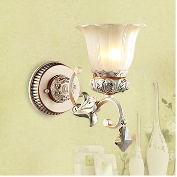 田园豪华壁灯 卧室床头灯具 欧式墙壁灯饰必备