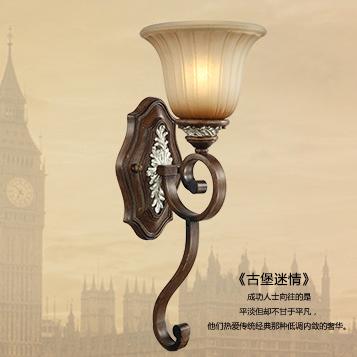 过道灯 欧式简约复古壁灯 卧室走廊墙壁灯饰