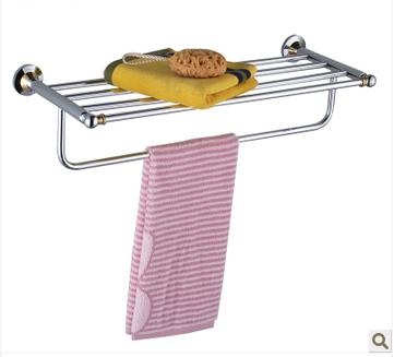 毛巾架 全铜 浴巾架 卫浴五金挂件 浴室置物架 镶