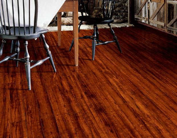 强化复合地板N6284 南美山核桃 高光亮面 