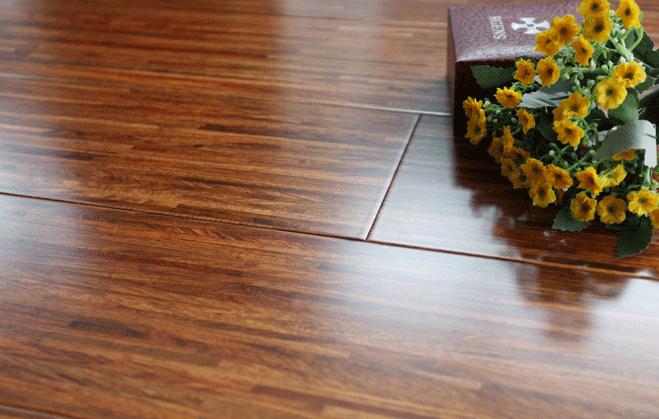 多层实木复合地板 亚花梨系列 自然简约金钻面 