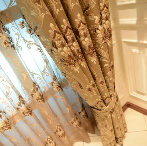 客厅书房卧室奢华布料纱高档布料遮光窗帘 圣熙里欧 