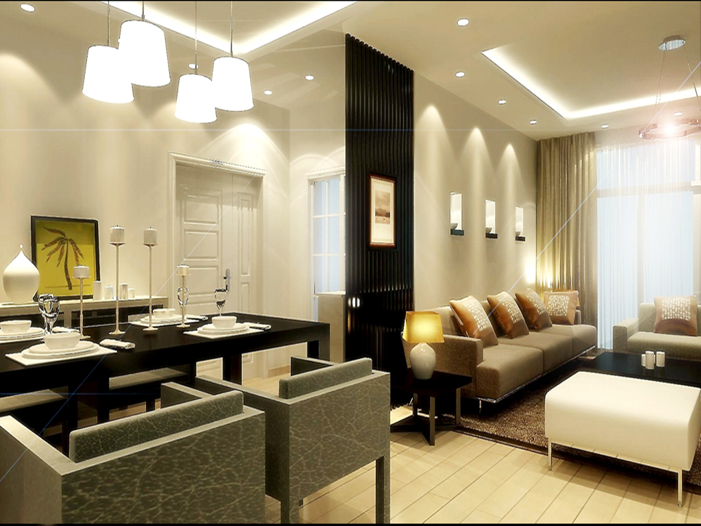 公寓式客厅效果