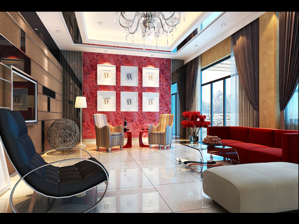 公寓式客厅效果