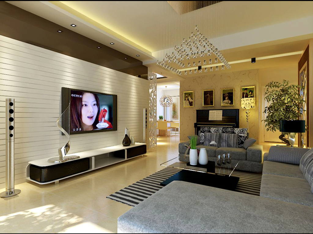 公寓式客厅效果