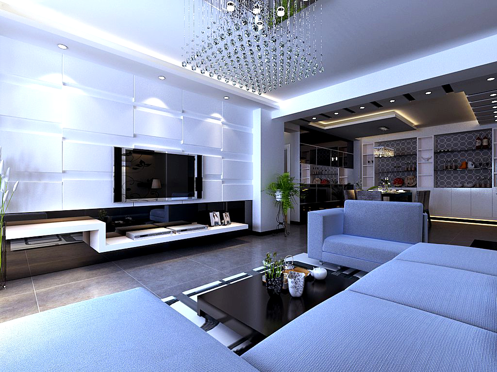公寓式客厅效果