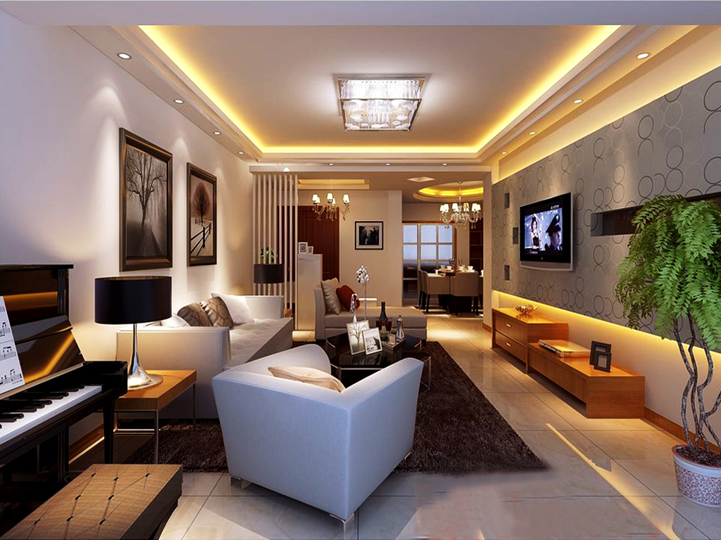 公寓式客厅效果