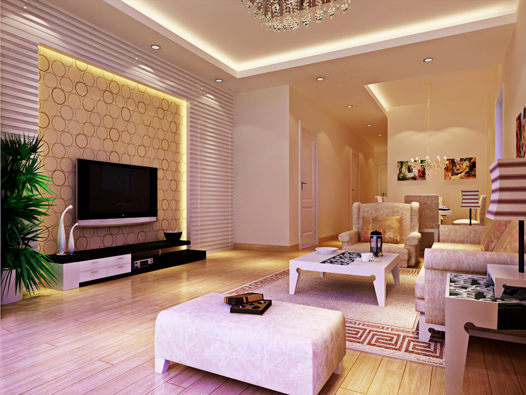 公寓式客厅效果