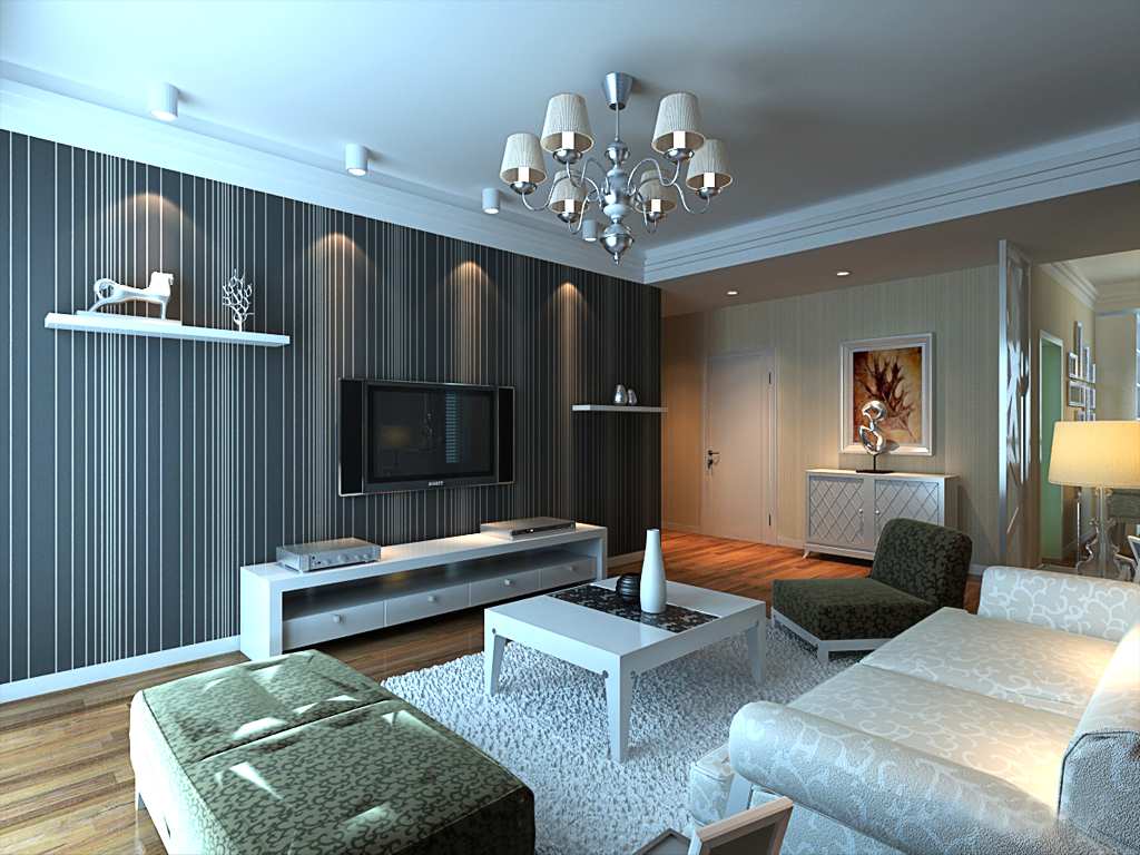 公寓式客厅效果