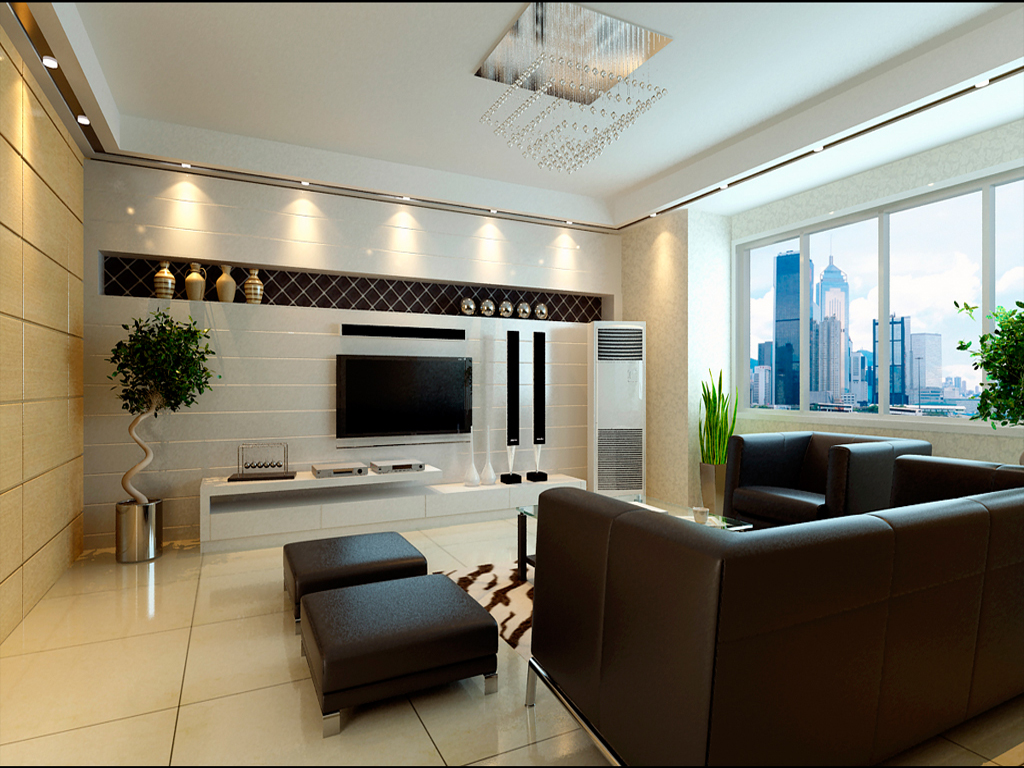 公寓式客厅效果