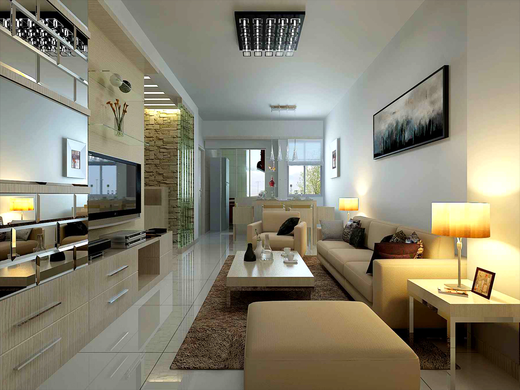 公寓式客厅效果