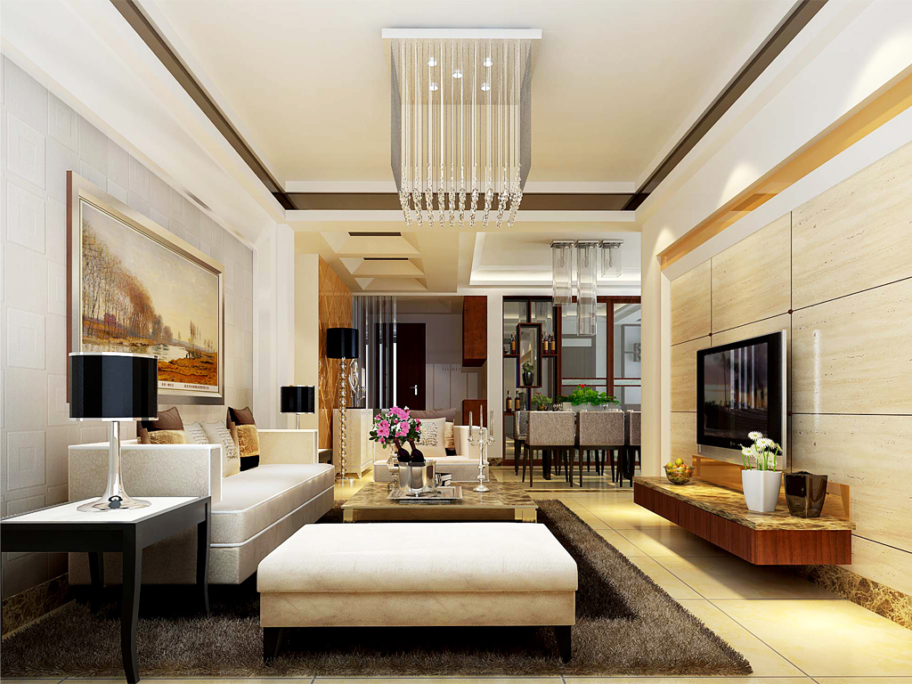 公寓式客厅效果