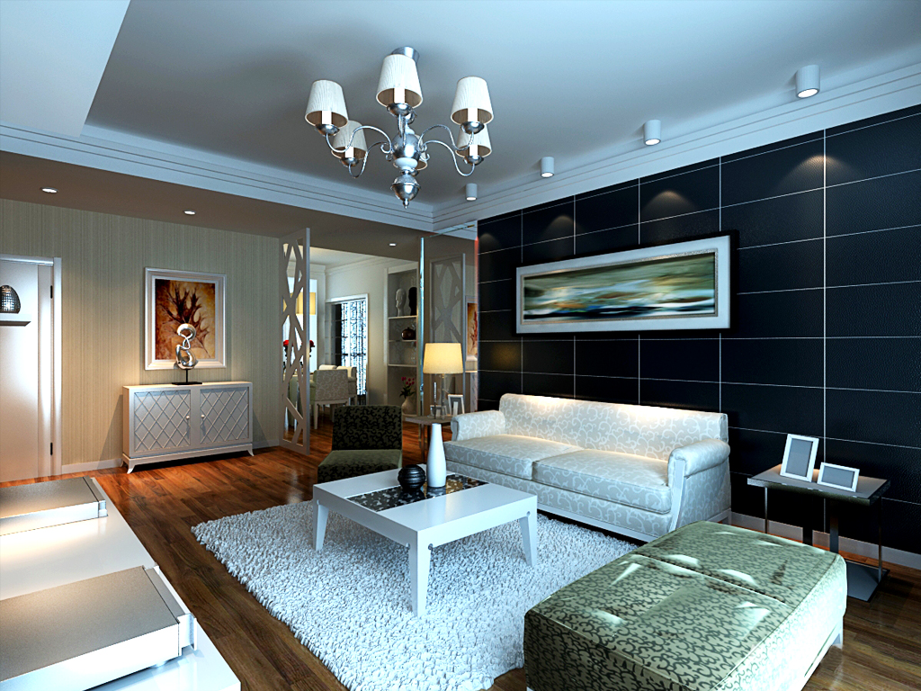 公寓式客厅效果