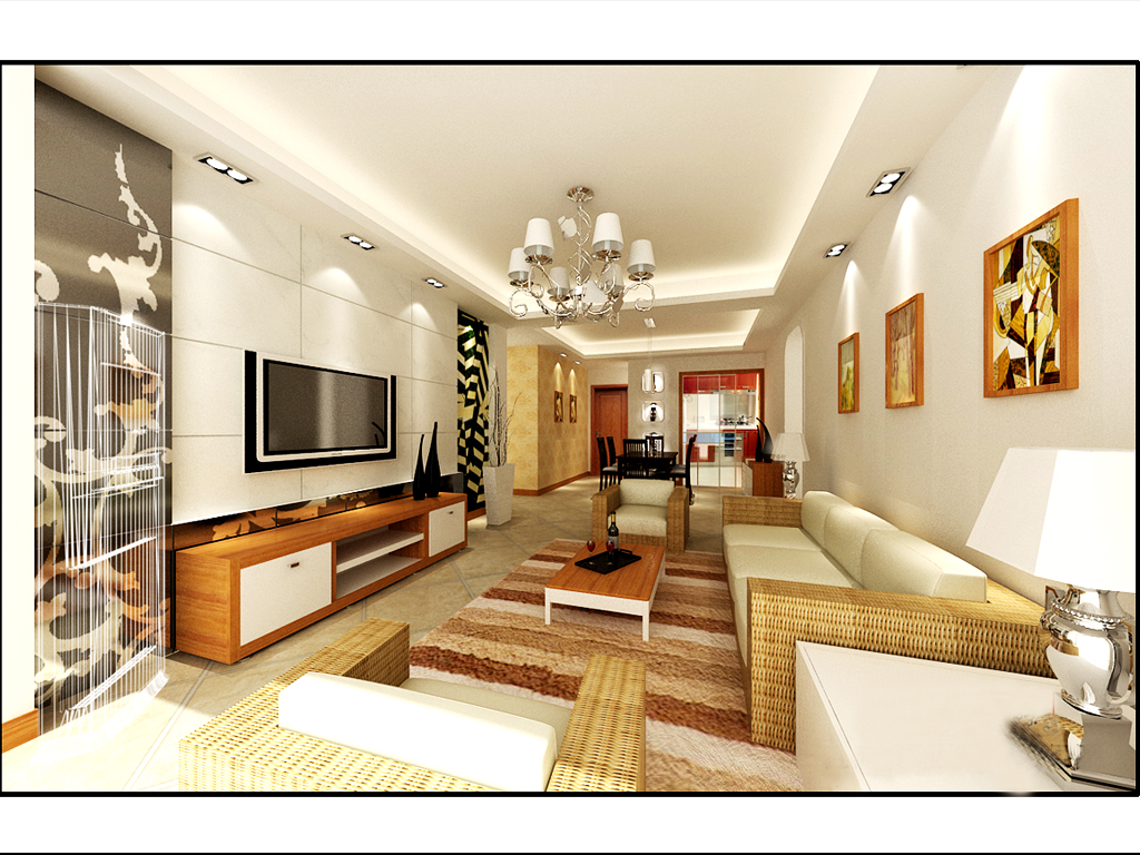 公寓式客厅效果