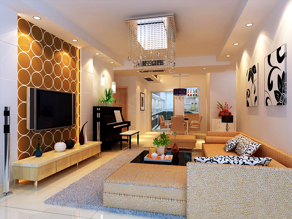 公寓式客厅效果