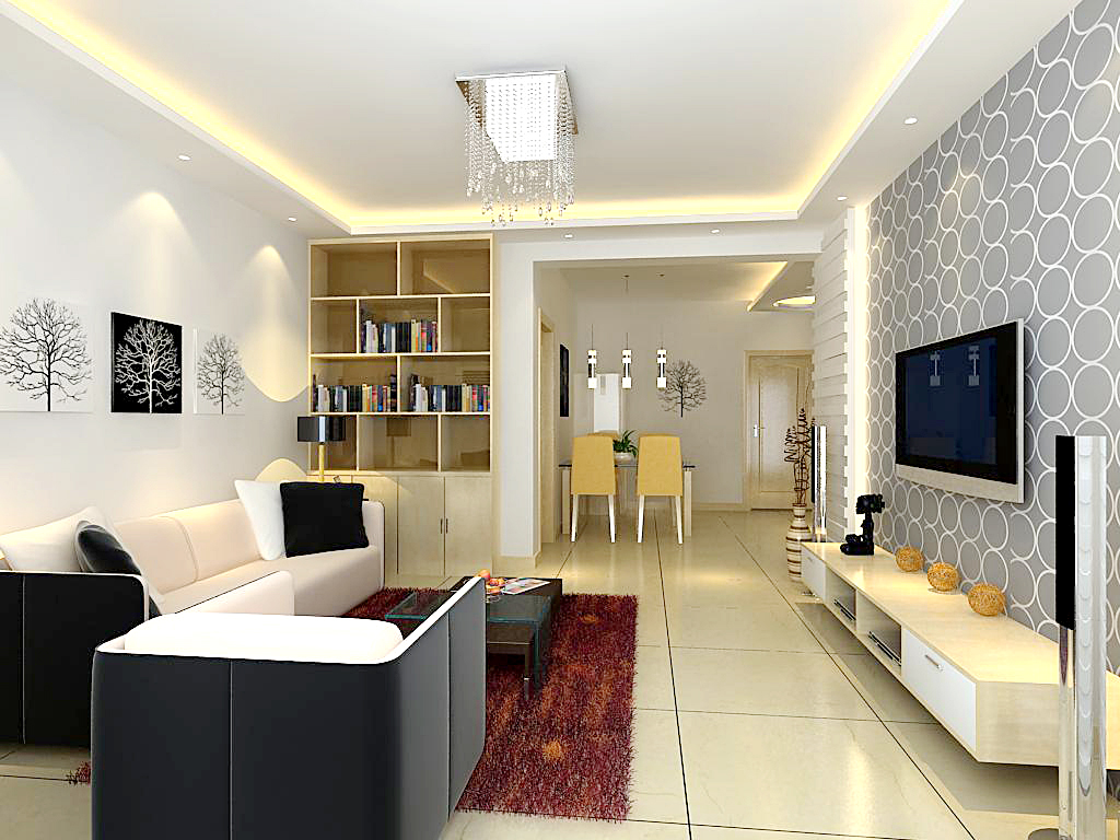 公寓式客厅效果