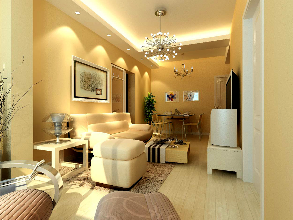 公寓式客厅效果