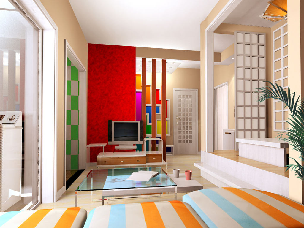 公寓式客厅效果