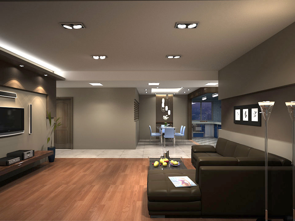 公寓式客厅效果