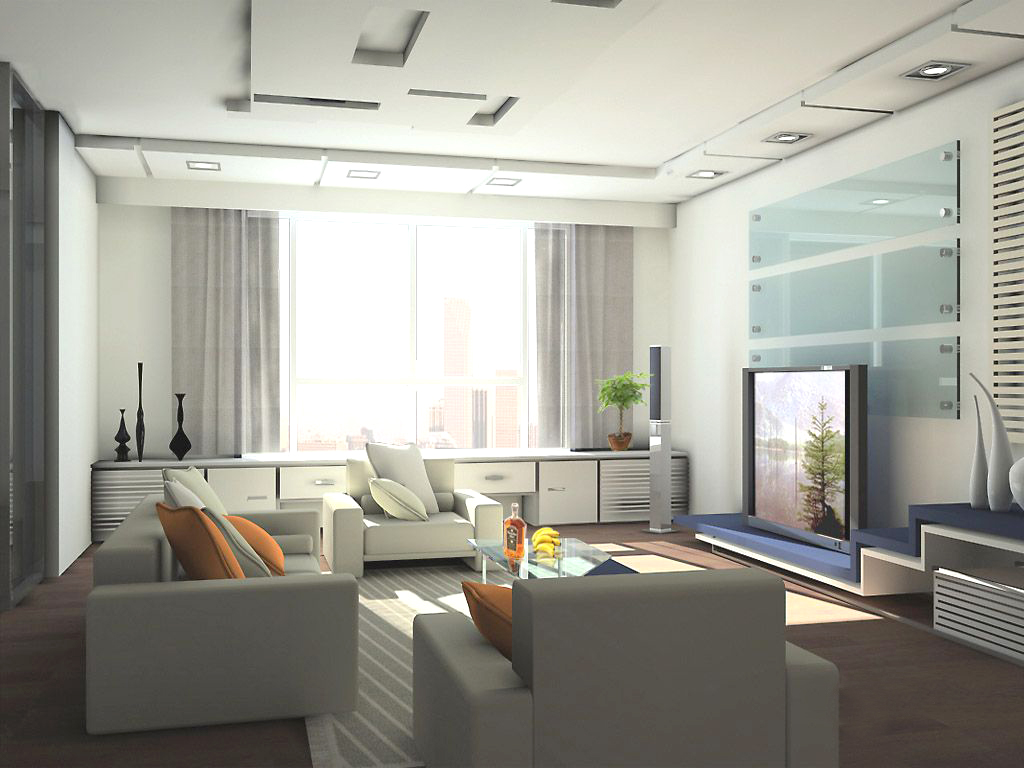 公寓式客厅效果