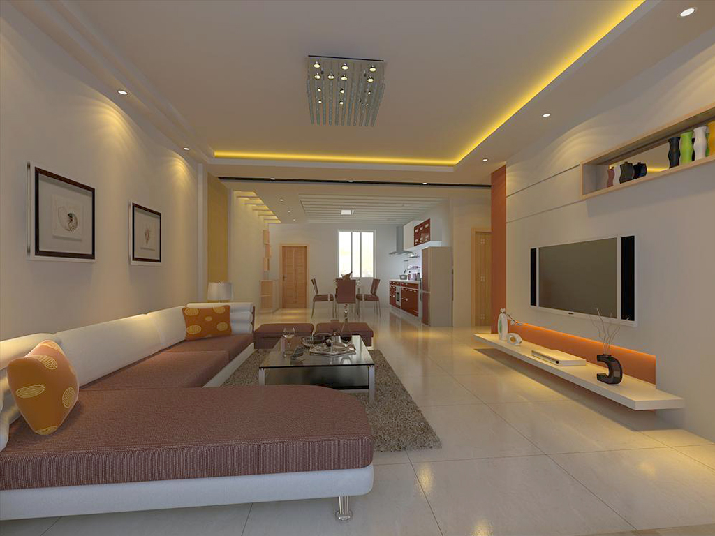 公寓式客厅效果