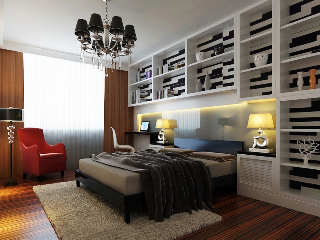 公寓式卧室效果