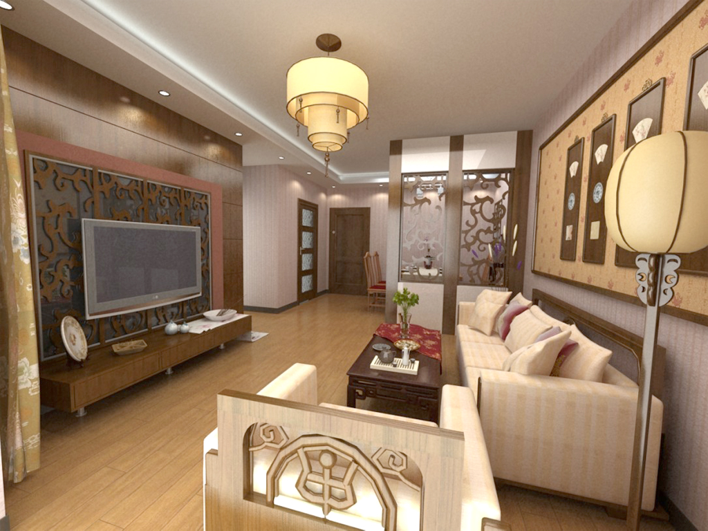 公寓式客厅效果