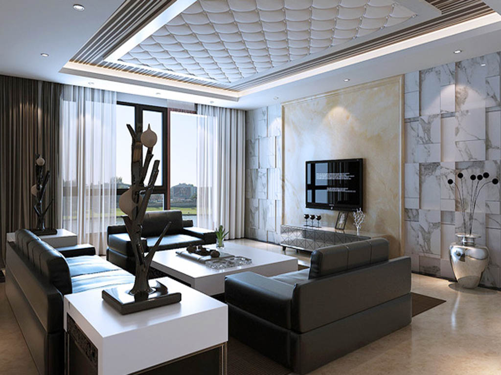 公寓式客厅效果图