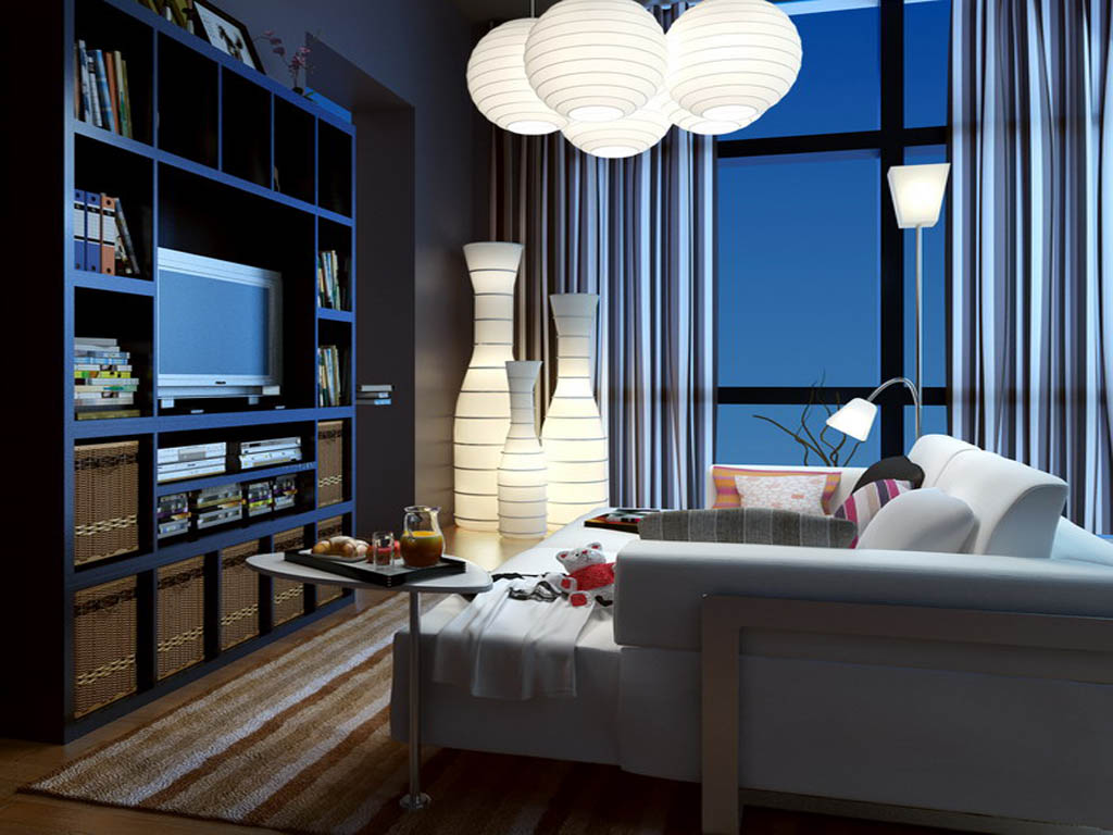 公寓式客厅效果图