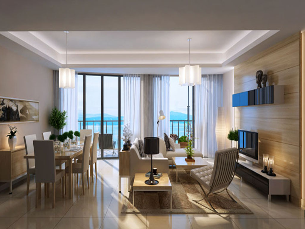 公寓式客厅效果图