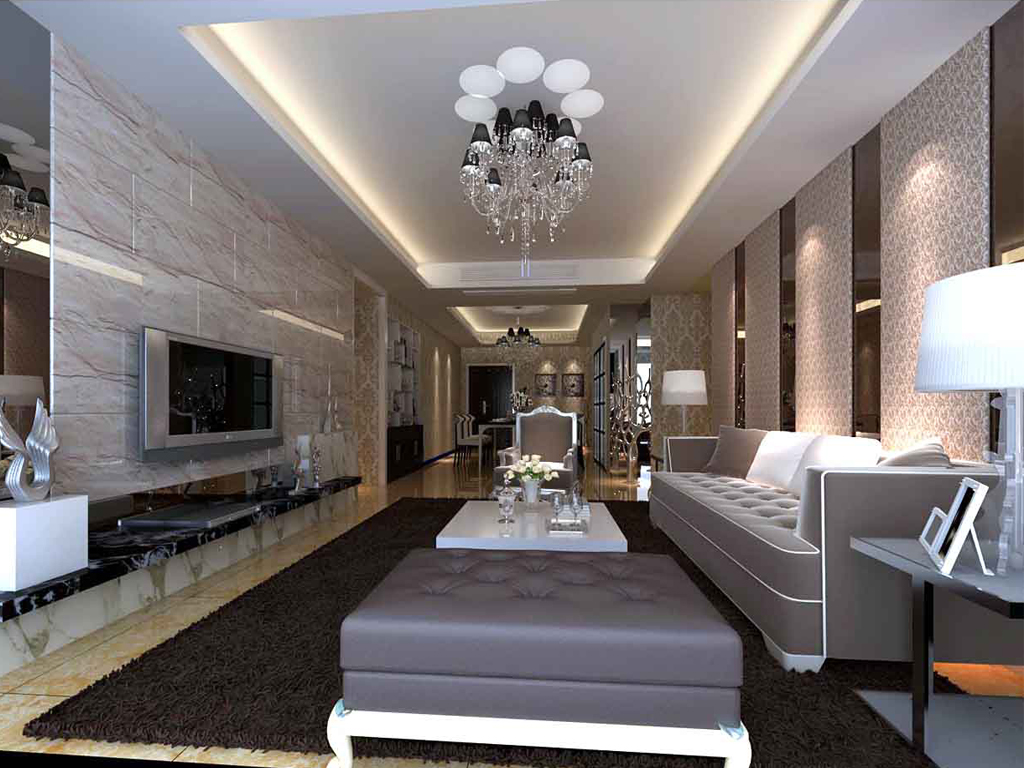 公寓式客厅效果图