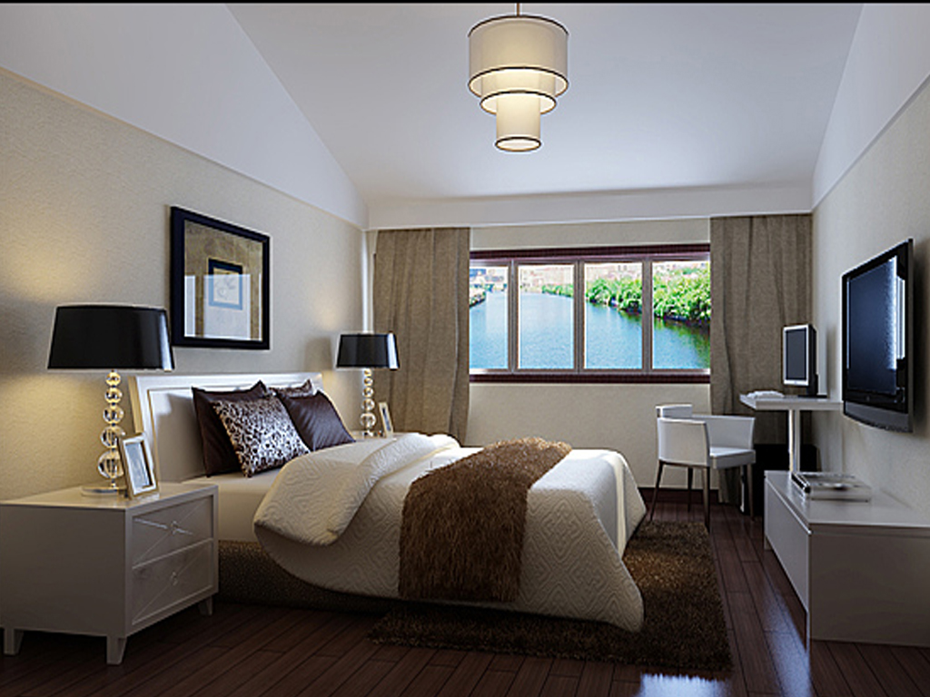 公寓式卧室效果图