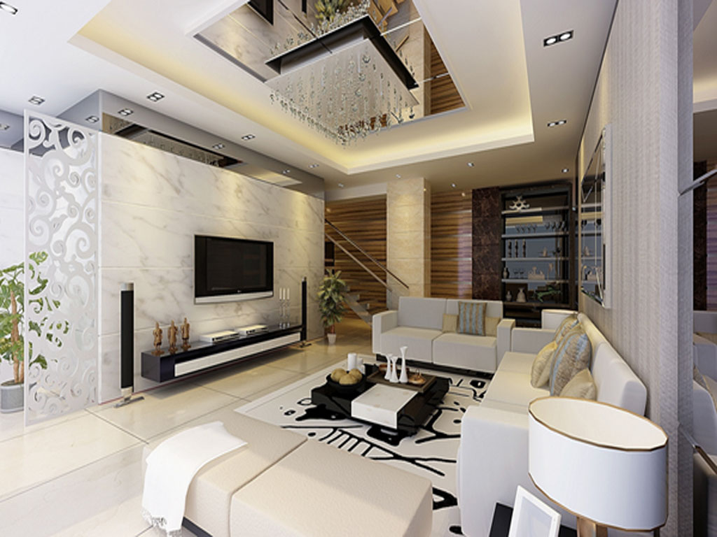 公寓式客厅效果图