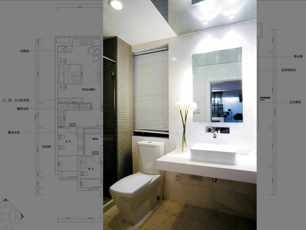 公寓式卫生间效果