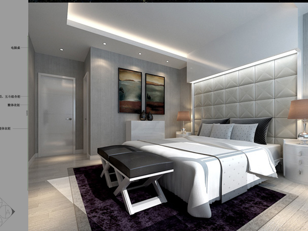 公寓式卧室效果