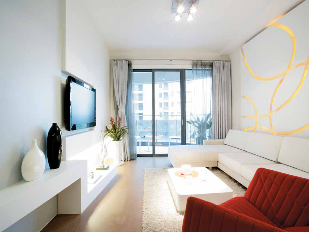 公寓式客厅效果