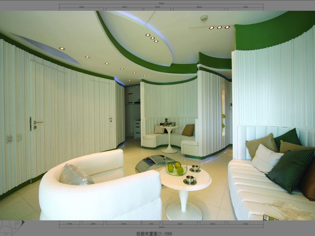 公寓式客厅效果