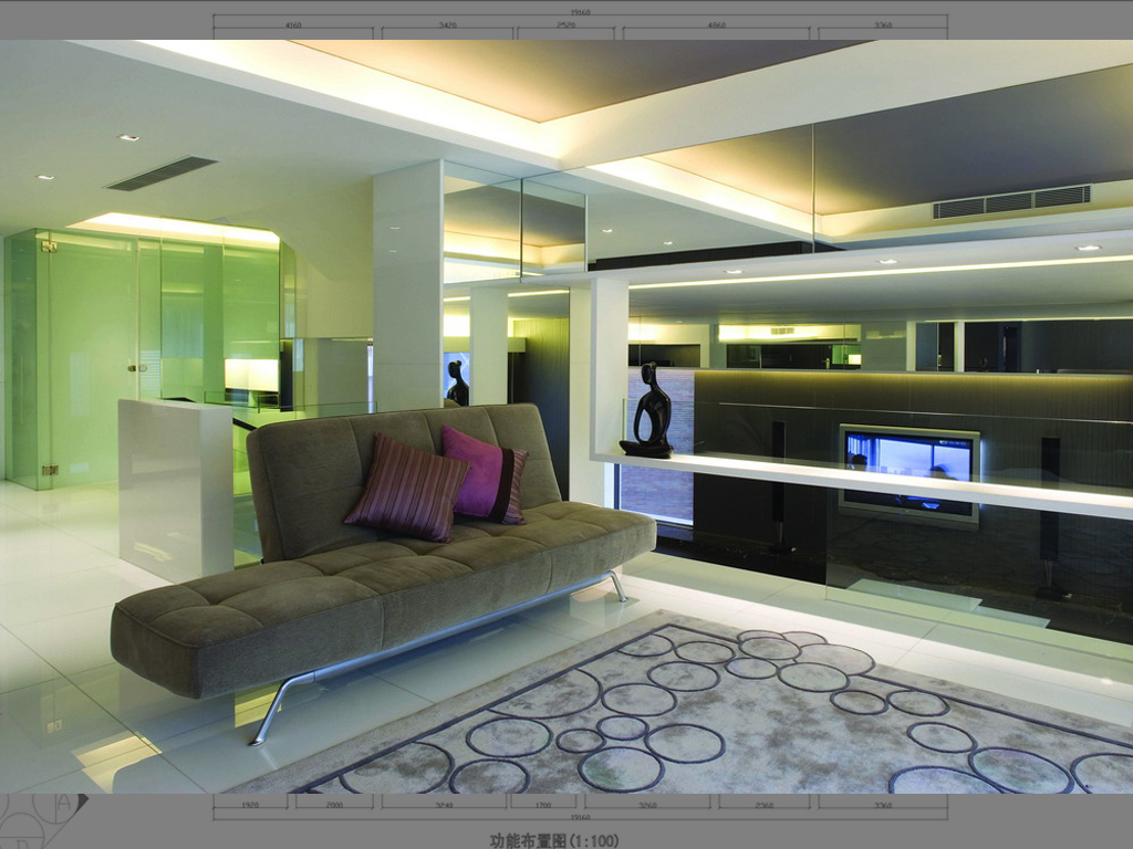 公寓式客厅效果