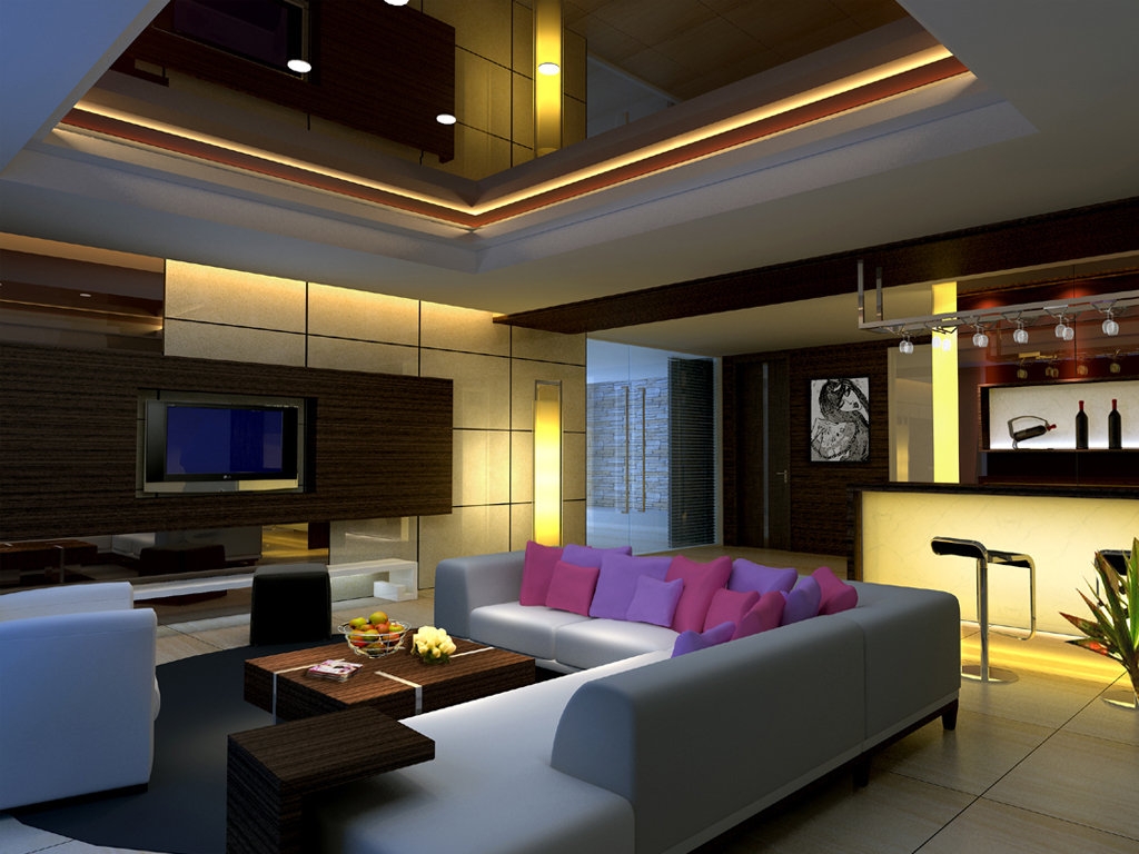 公寓式客厅效果