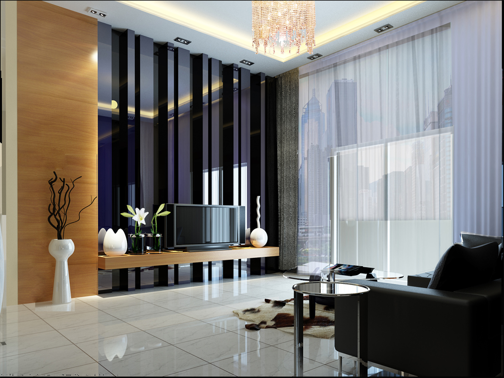 公寓式客厅效果