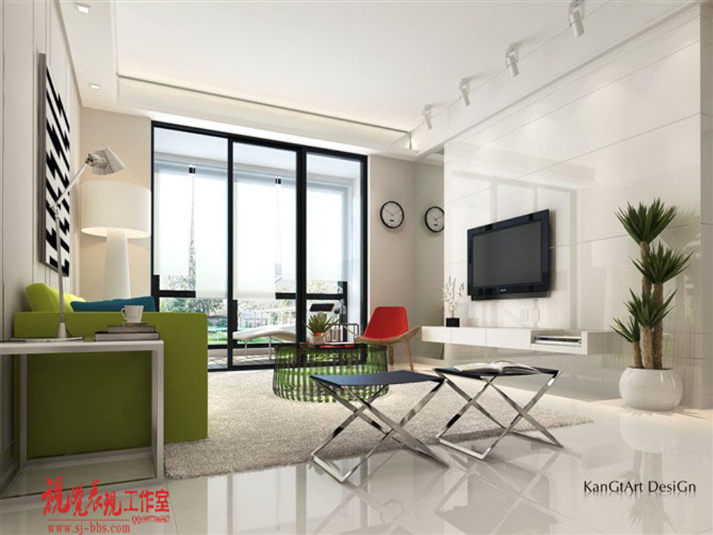 公寓式客厅效果