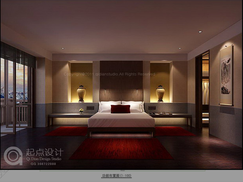 公寓式卧室效果