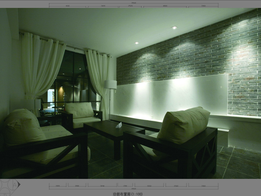 公寓式客厅效果